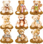 10pcs Bear Baby Shower Honeycomb Centerpieces Bear Birthday Party Supplies Bear Baby Shower Decorations Teddy Bear Table Toppers for Teddy Bear Themed Baby Shower We Can Bearly Wait Party Supplies