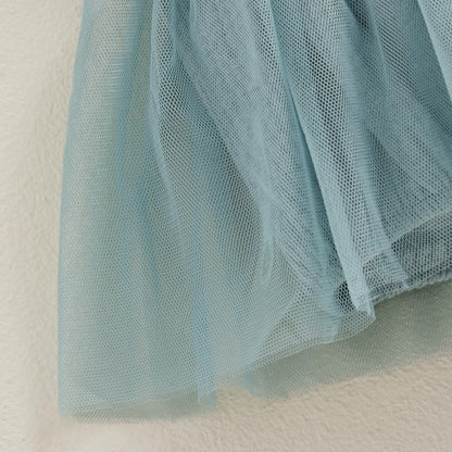 MERSARIPHY Newborn Baby Girl Summer Outfit Sleeveless Ruffle Smocked Halter Tulle Romper Dress One-piece Jumpsuit Clothes