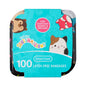 Squishmallow Bandage Kit, Cute Bandaids for Kids, Infants & Children, Latex-Free Bandages, Variety Pack of Assorted Bandages with Travel Size Tin Case, 100CT
