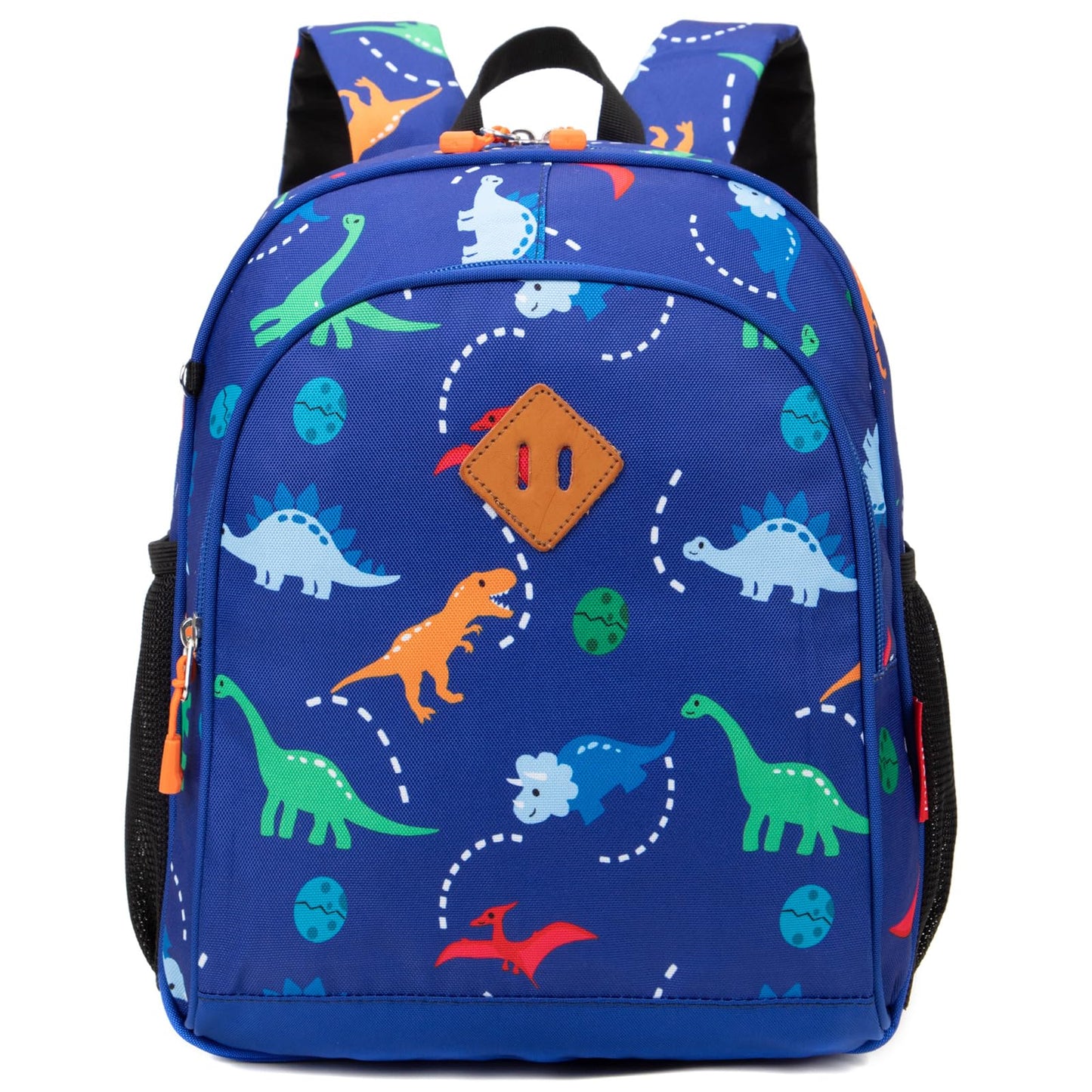 Toddler Backpack for Boys, 12 Inch Kids Dinosaur Backpack for Preschool or Kindergarten, Black