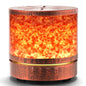 Essential Oil Diffuser Aromatherapy Diffuser - Himalayan Pink Salt Crystal Diffusers for Essential Oils with 7 Color Lights 2 Mist Mode, Reduce Noise Design for Baby Room, Yellow