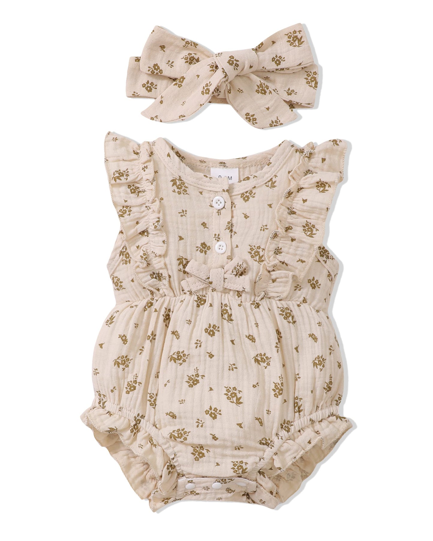Renotemy Newborn Infant Baby Girl Clothes Rompers Summer Jumpsuits Short Sleeve Romper Infant Baby Clothes Girl