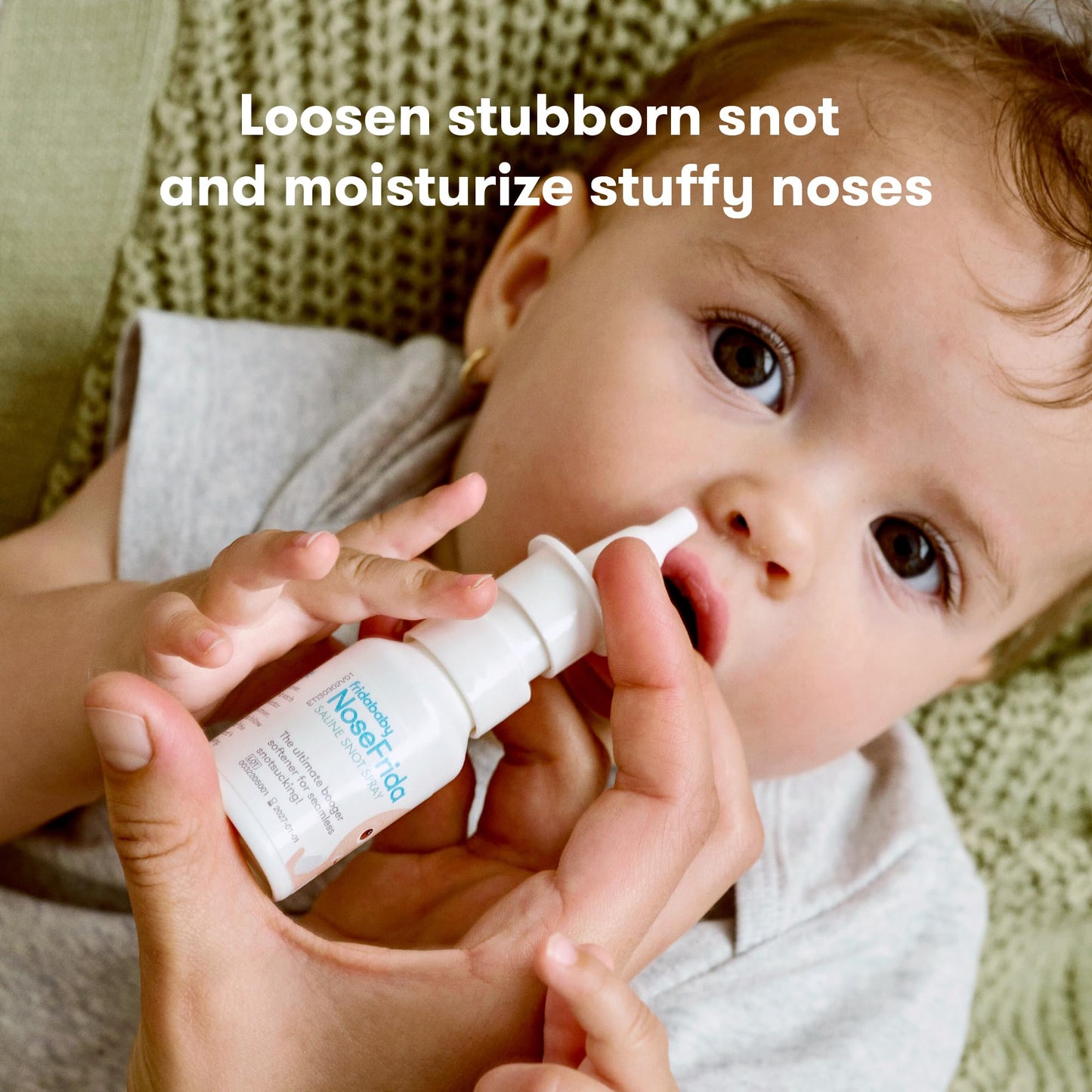 Frida Saline Rinse for Toddler, Kids, Ages 2+, Instant Congestion Relief & Allergy Relief, Flush Out Allergens, Mucus, Pollen, Dust, Safe for Daily Use