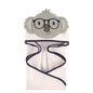 Hudson Baby Unisex Baby Cotton Animal Face Hooded Towel, Pretty Elephant, One Size