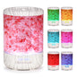 Essential Oil Diffuser Aromatherapy Diffuser - Himalayan Pink Salt Crystal Diffusers for Essential Oils with 7 Color Lights 2 Mist Mode, Reduce Noise Design for Baby Room, Yellow
