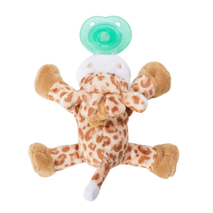 Nookums Paci-Plushies Buddies - Alligator Pacifier Holder - Adapts to Name Brand Pacifiers, Suitable for All Ages, Plush Toy Includes Detachable Pacifier