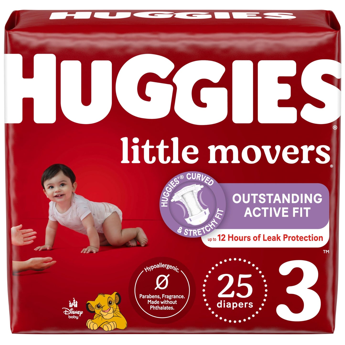Huggies Size 6 Diapers, Little Movers Baby Diapers, Size 6 (35+ lbs), 108 Count, Packaging May Vary