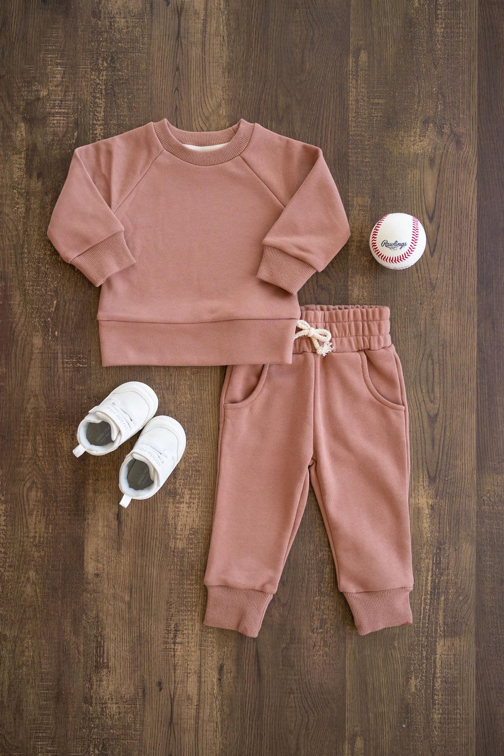 Fall Outfits for Kids and Toddler | Long Sleeve Top and Long Pants Set Baby Sweatsuits