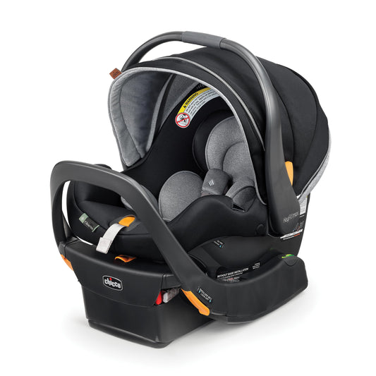 Chicco KeyFit® Max ClearTex® Infant Car Seat and Base, Rear-Facing Seat for Infants 4-30 lbs., Infant Head and Body Support, Compatible with Chicco Strollers, Baby Travel Gear | Lupine/Purple