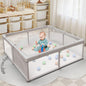 Baby Playpen 50x50 Inch, Play Pens for Babies and Toddlers Baby Fence Baby Play Yards for Indoor & Outdoor with Breathable Mesh Anti-Fall Playpen