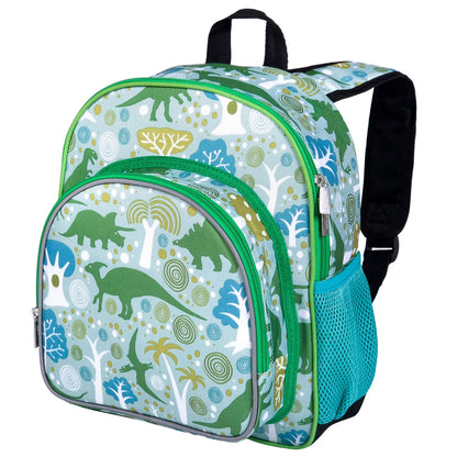 Wildkin 12-inch Kids Backpack – Padded, Adjustable, Ideal for Daycare & Travel - Trains, Planes, and Trucks