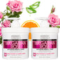Advanced Clinicals Retinol Body Lotion + Collagen Cream Fragrance Free Face Moisturizer & Body Cream 2pc Skincare Set For Women & Men Helps Reduce Appearance Of Crepey Skin, Wrinkles, & Dry Skin, 2pc