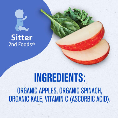 Gerber Stage 1 Baby Food, Organic Butternut Squash Jar, Baby Puree, Non-GMO, Vegetable, Puree Jars Glass, 10-pack