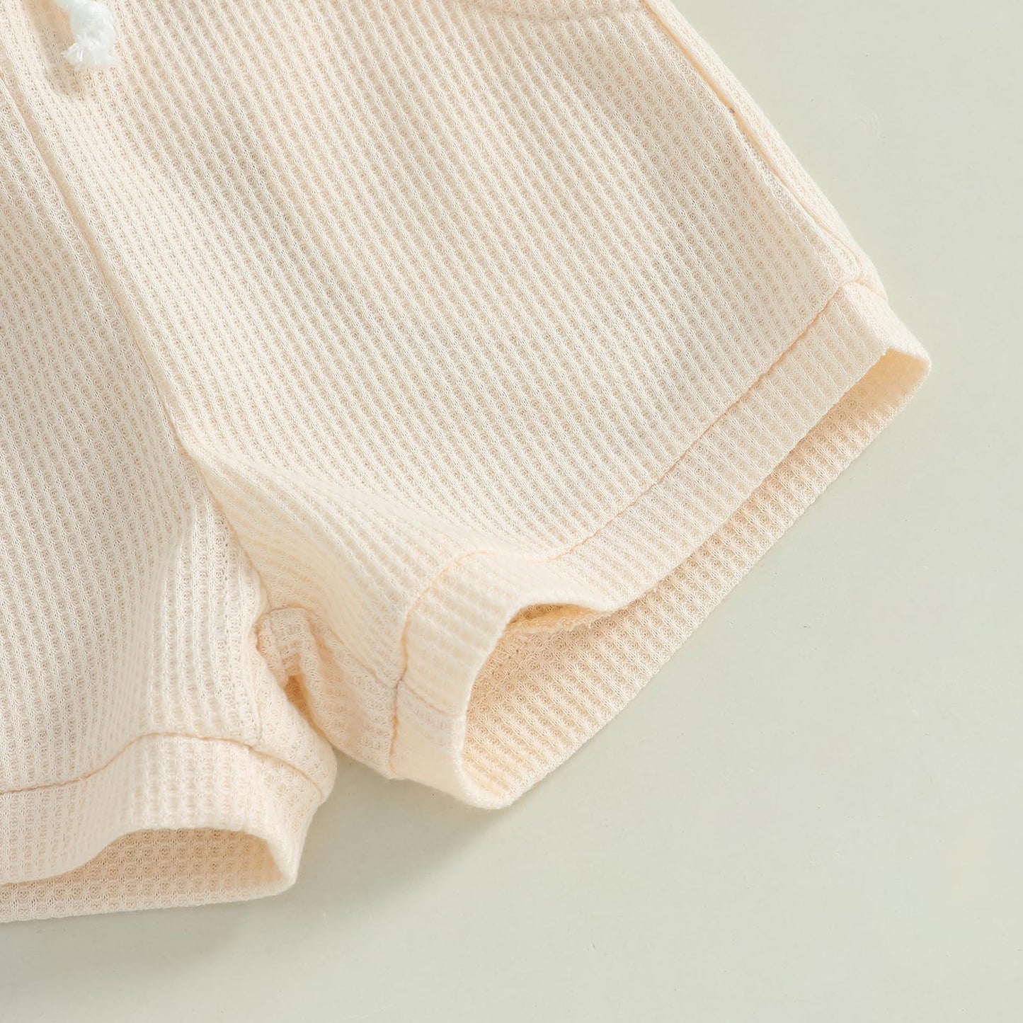 MERSARIPHY Newborn Baby Boy Summer Clothes Mama's Boy Little Dude Short Sleeve Romper Shorts Set Infant Waffle Knit Outfit