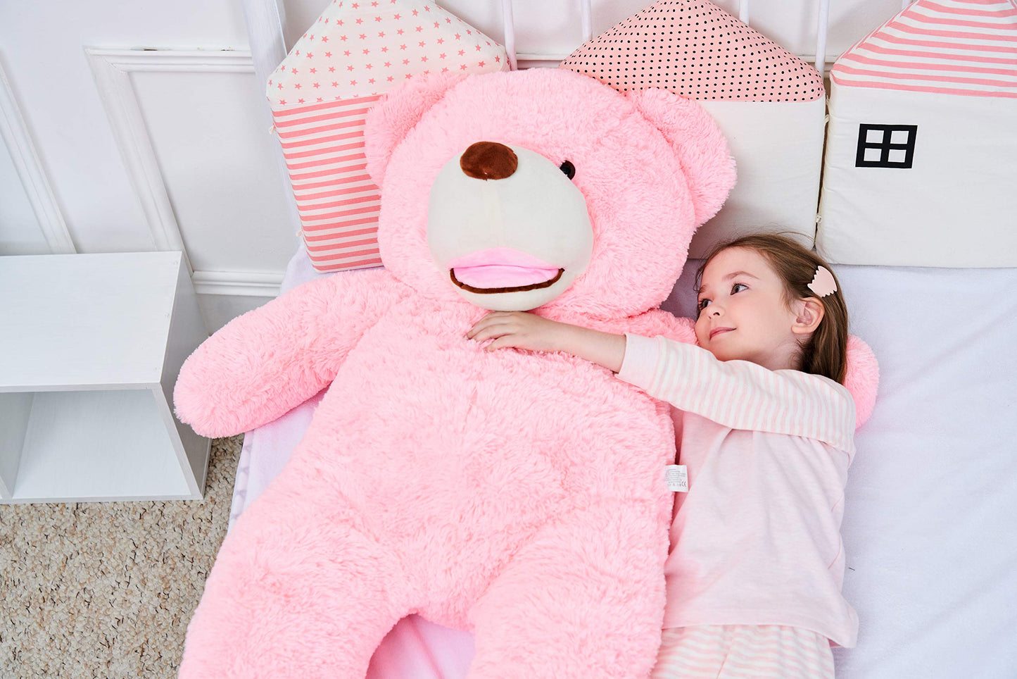 IKASA Giant Teddy Bear Plush Toy Stuffed Animals(Brown,78 inches)