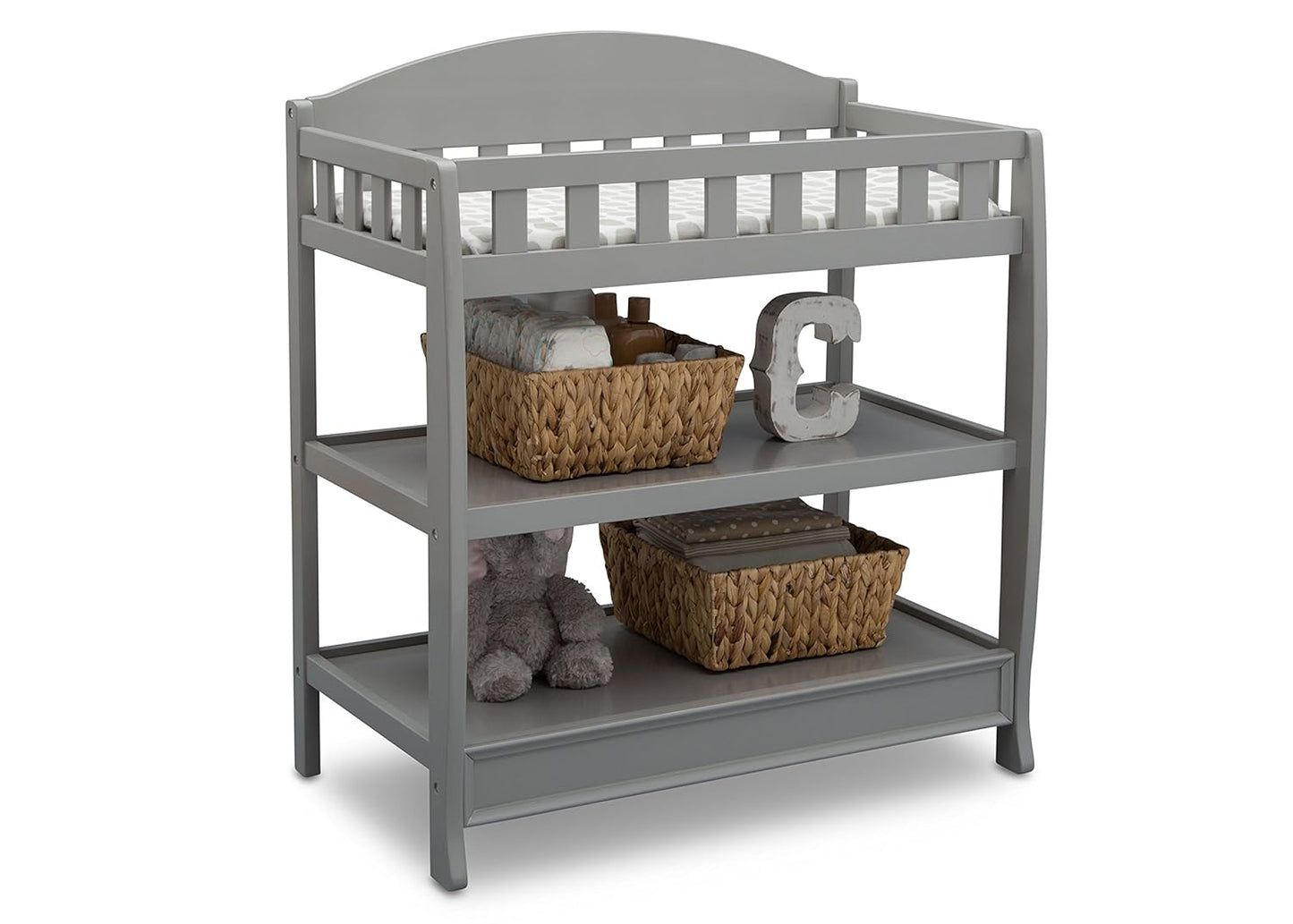 Delta Children Infant Changing Table with Pad, White