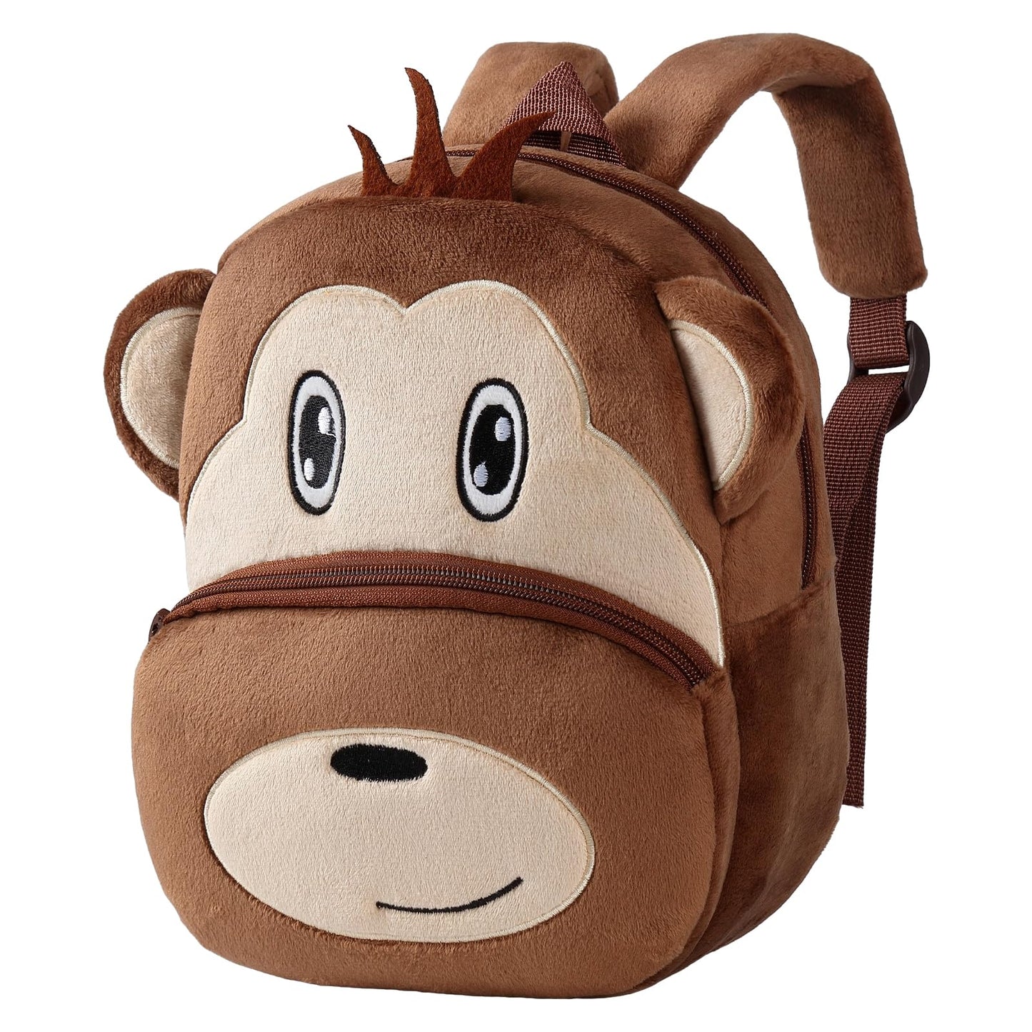 MICHLEY Toddler Backpack Plush Animal SchoolBag Cartoon Girls Travel Bag Mini Baby Daypack for Kids Kindergarten Pre School Bags, Cow