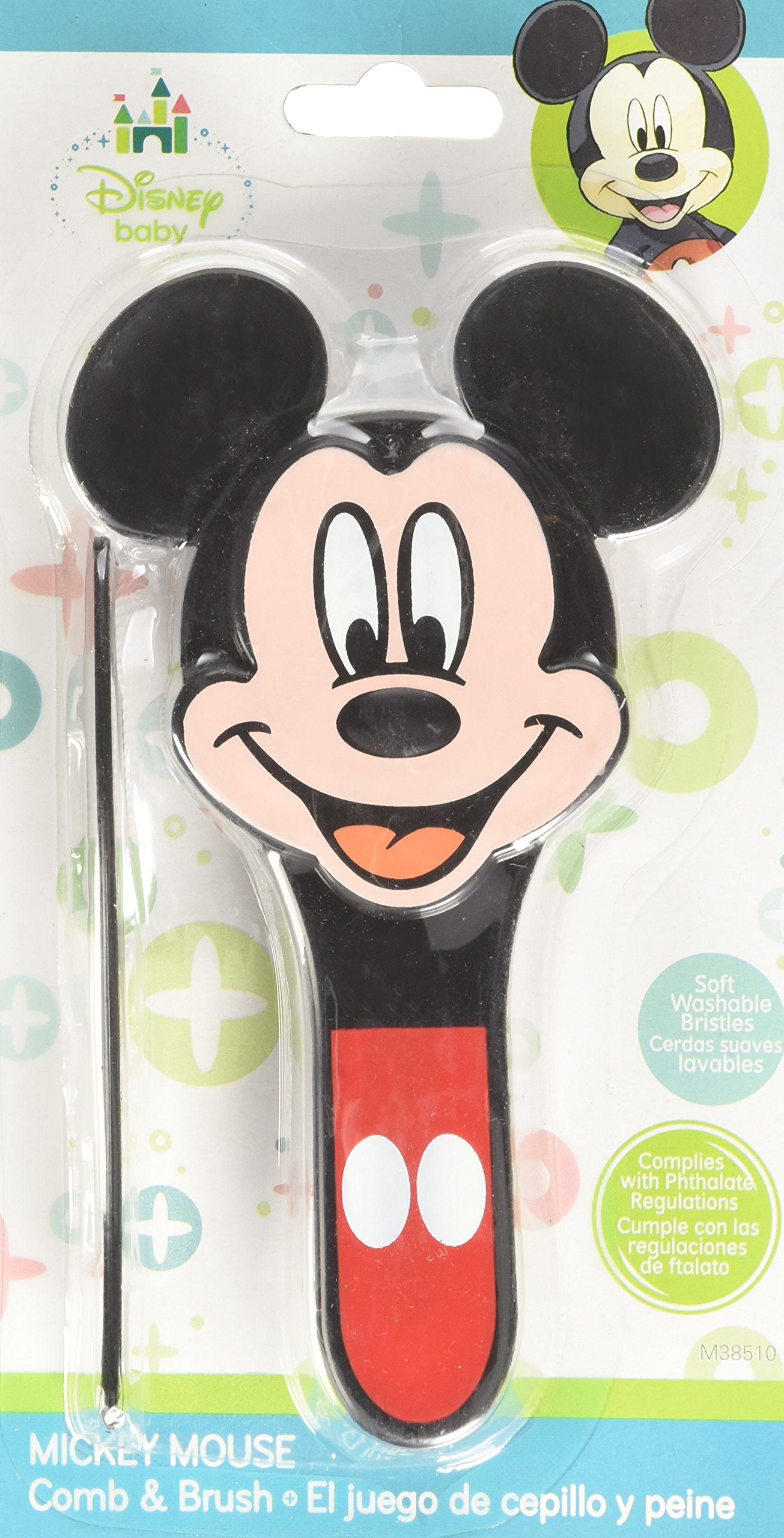Mickey Mouse Comb & Brush Set