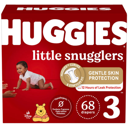 Huggies Newborn Diapers, Little Snugglers Baby Diapers, Size Newborn (up to 10 lbs), 31 Count