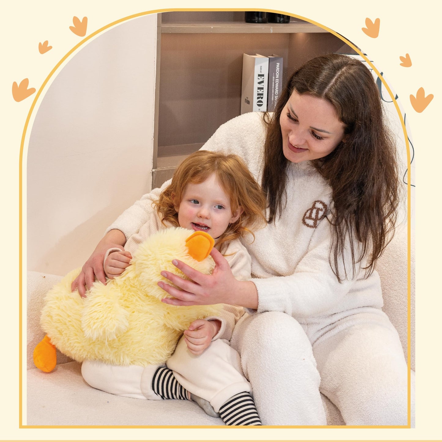 43" Giant Duck Stuffed Animals, Large Stuffed Duck Plush Toys, Big Plush Stuffed Animal, Soft Jumbo Stuffed Animals Gifts for Kids Adults on Birthday Children's Day Christmas or Any Festivals