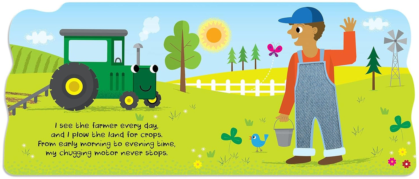 Busy Tractor - Touch and Feel Board Book - Sensory Board Book