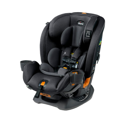 Chicco OneFit ClearTex All-in-One Car Seat, Slim Design, Rear-Facing Seat for Infants 5-40 lbs., Forward-Facing 25-65 lbs., Booster 40-100 lbs., Convertible Car Seat | Lilac/Purple