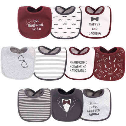 Hudson Baby Unisex BabyCotton Bibs