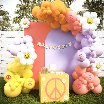 HOUSE OF PARTY 140PCS Pastel Rainbow Balloon Arch Garland Kit - Balloon Arch Kit-Birthday Balloons, Globos para Decoracion de Fiestas | Ideal for valentines day Baby Shower Party Decorations