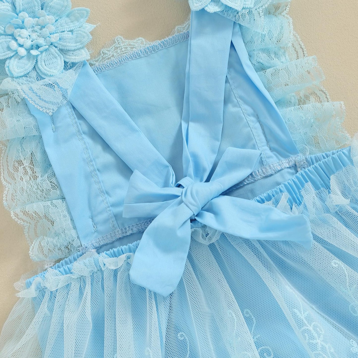 Mubineo Baby Girl Summer Clothes Lace Romper Skirt Dress Princess Outfits Sleeveless Flower Newborn Outfit