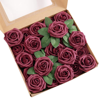 Artificial Flowers Combo, Fake Flowers for DIY Tables Centerpieces Baby Shower Bridal Shower Wedding Bouquet Arrangements Party Candle Holder Cake Decor Flower Home Decorations