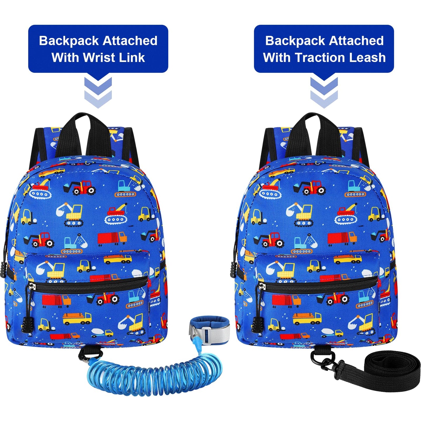 Accmor Toddler Backpack Leash, Cute Unicorn Baby Backpacks with Anti Lost Wrist Link, Mini Kids Backpack Leash Walking Harness for Outdoor Travel, Adorable Backpack Tether for Boys Girls 1-3 (Purple)
