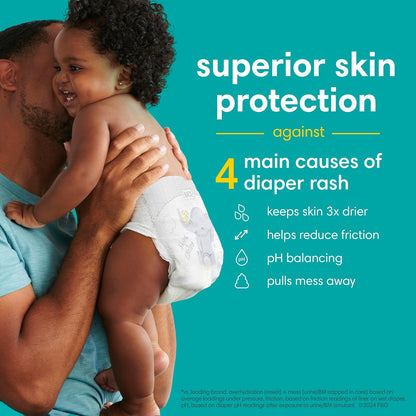 Pampers Baby Diapers - Swaddlers - Size 1, 198 Count, Ultra Absorbent Disposable Infant Diaper