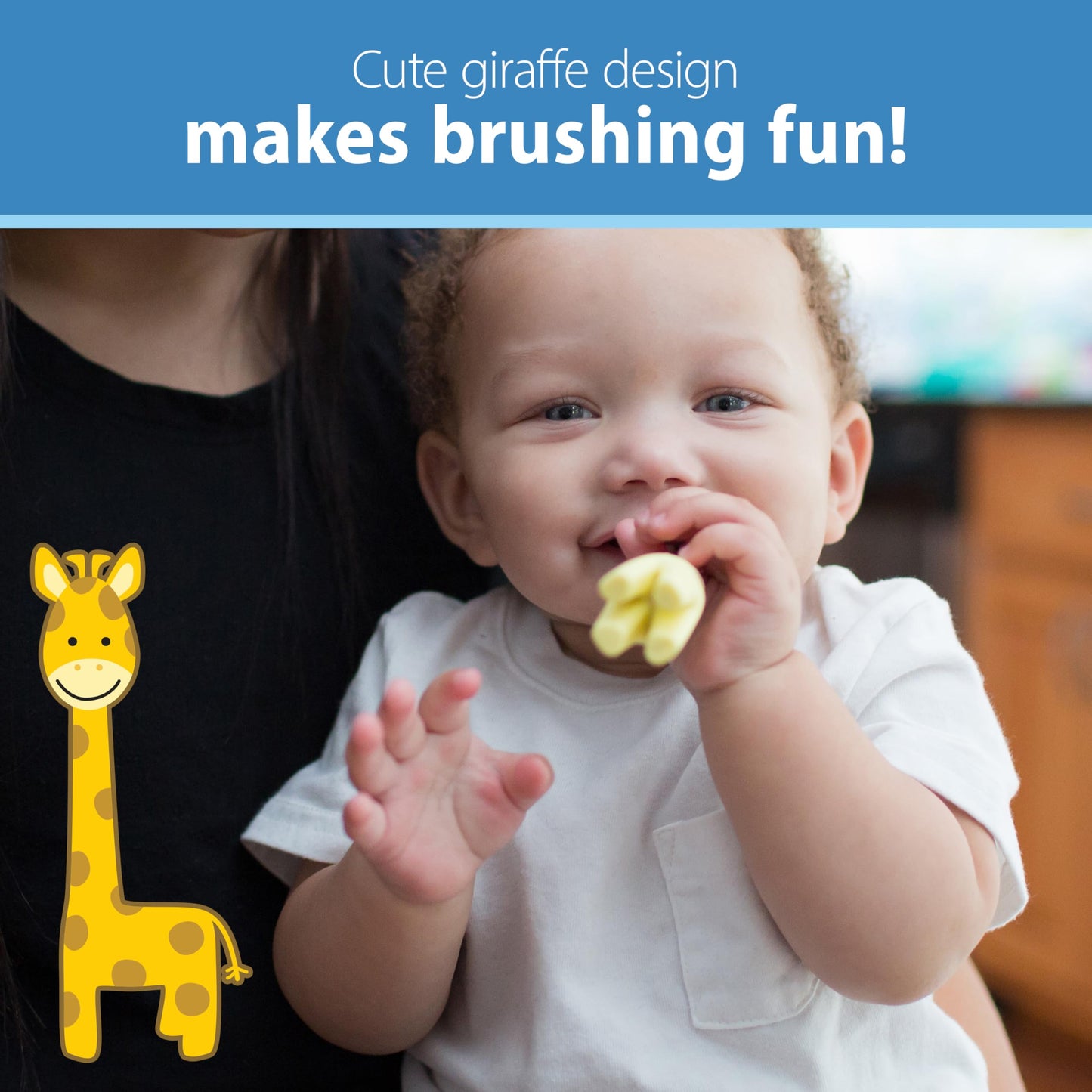 Dr. Brown's Infant-to-Toddler Training Toothbrush, Soft for Baby's First Teeth, Pink Elephant, 0-3 Years (Colors/Styles May Vary)
