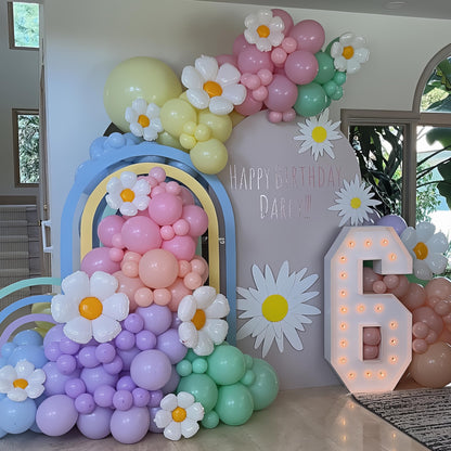 Dusty Blue Sage Green Balloon Arch Kit Slate Fog Blue Pastel Green White Sand Beige Gold Balloons Garland for Jungle Safari Birthday Baby Shower Wedding Party Decorations