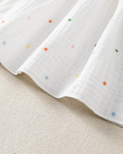 Newborn Baby Girl Clothes Cotton Linen Dresses Infant Casual Sundress Playwear Summer Toddler Girl White Dress