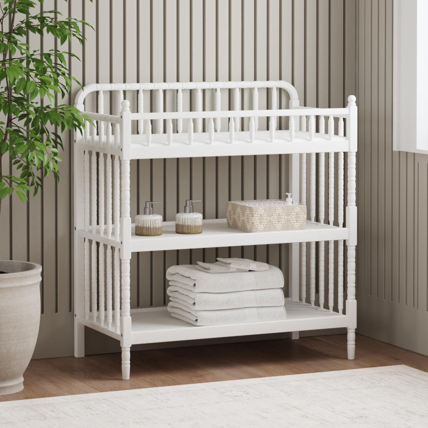 DaVinci Jenny Lind Changing Table with Pad in Rich Cherry