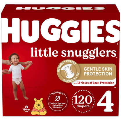 Huggies Newborn Diapers, Little Snugglers Baby Diapers, Size Newborn (up to 10 lbs), 31 Count