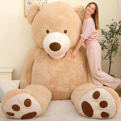 MaoGoLan Giant Teddy Bear Stuffed Animal, 10 Feet Tall, Jumbo Size Plush, Charming and Fluffy for Decorations, Celebrations, Valentine's Day