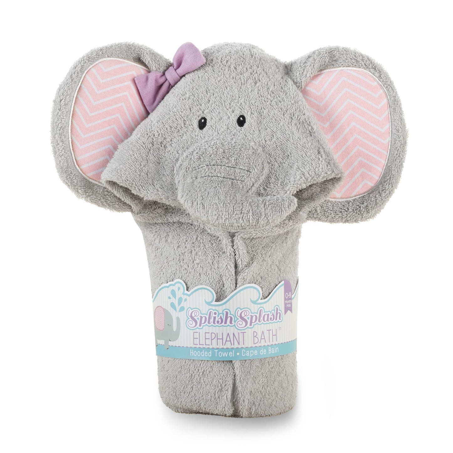 Baby Aspen "Utterly Adorable Cow Hooded Towel/Baby Robe, 0-9 Months