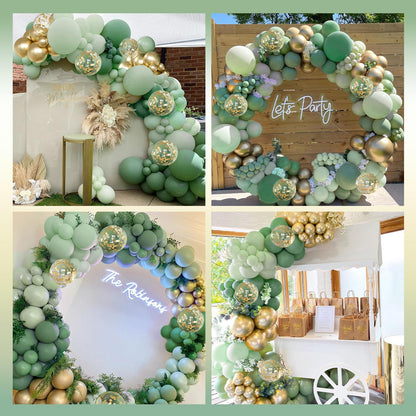 147pcs Neutral Balloon Garland Arch Kit, Different Sizes with Beige Cream Sand White Metallic Champagne Gold Balloons for Wedding Bridal Shower Birthday Boho Neutral Baby Shower Party Decorations