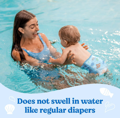 Huggies Little Swimmers Disposable Swimming Diapers, Size 4 (24-34 lbs), 18 Ct