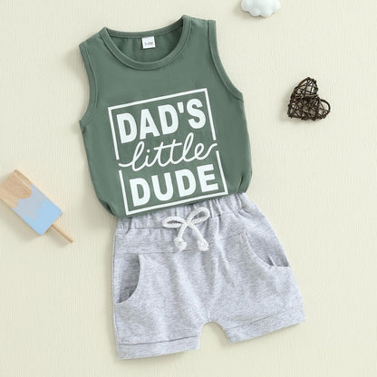 Baby Boy Summer Clothes Striped Tank Tops Camisoles and Shorts Newborn Boys Spring Summer Outfit