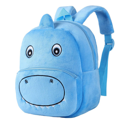 MICHLEY Toddler Backpack Plush Animal SchoolBag Cartoon Girls Travel Bag Mini Baby Daypack for Kids Kindergarten Pre School Bags, Cow
