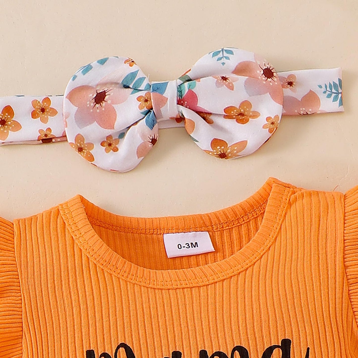 Baby Girl Clothes Newborn Romper Ruffle Sleeve Short Jeans Skirt with Headband Infant Outfits Set 0-18 Months