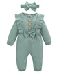 Mioglrie Newborn Baby Girl Clothes One Piece Jumpsuits Clothes Short Sleeve Rompers Summer Clothes for Baby