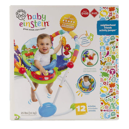 Baby Einstein Neptune's Ocean Discovery Activity Jumper, Ages 6 months +, Max weight 25 lbs., Unisex
