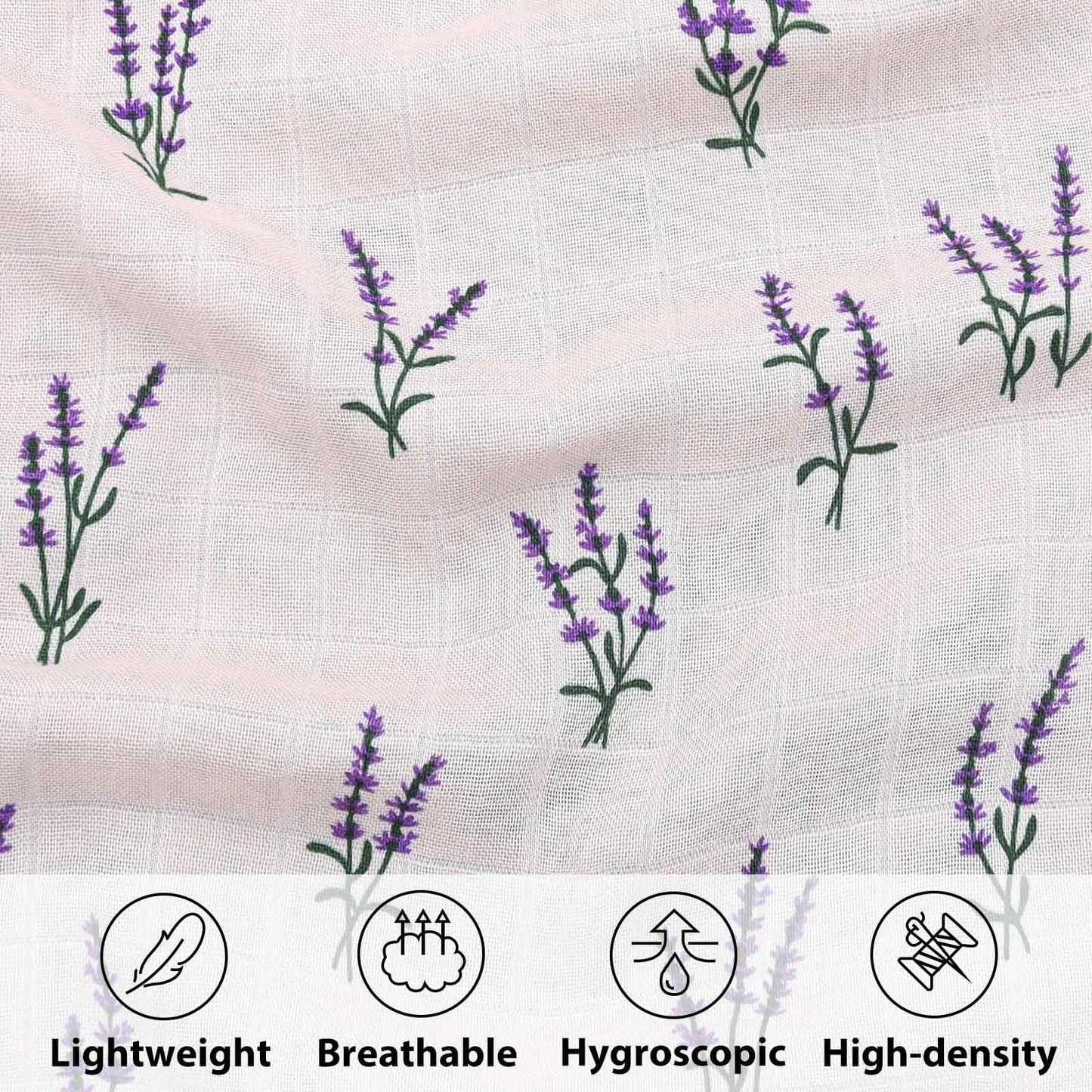 LifeTree Minky Baby Girl & Boy Blankets, Soft Double Layer Swaddle Blankets, Muslin Front and Dotted Fleece Backing Receiving Bed Throw Blanket for Newborn Unisex, 31X40 Inches, Bear Pattern
