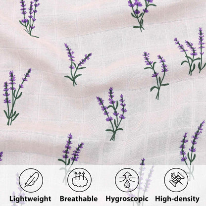 LifeTree Minky Baby Girl & Boy Blankets, Soft Double Layer Swaddle Blankets, Muslin Front and Dotted Fleece Backing Receiving Bed Throw Blanket for Newborn Unisex, 31X40 Inches, Bear Pattern