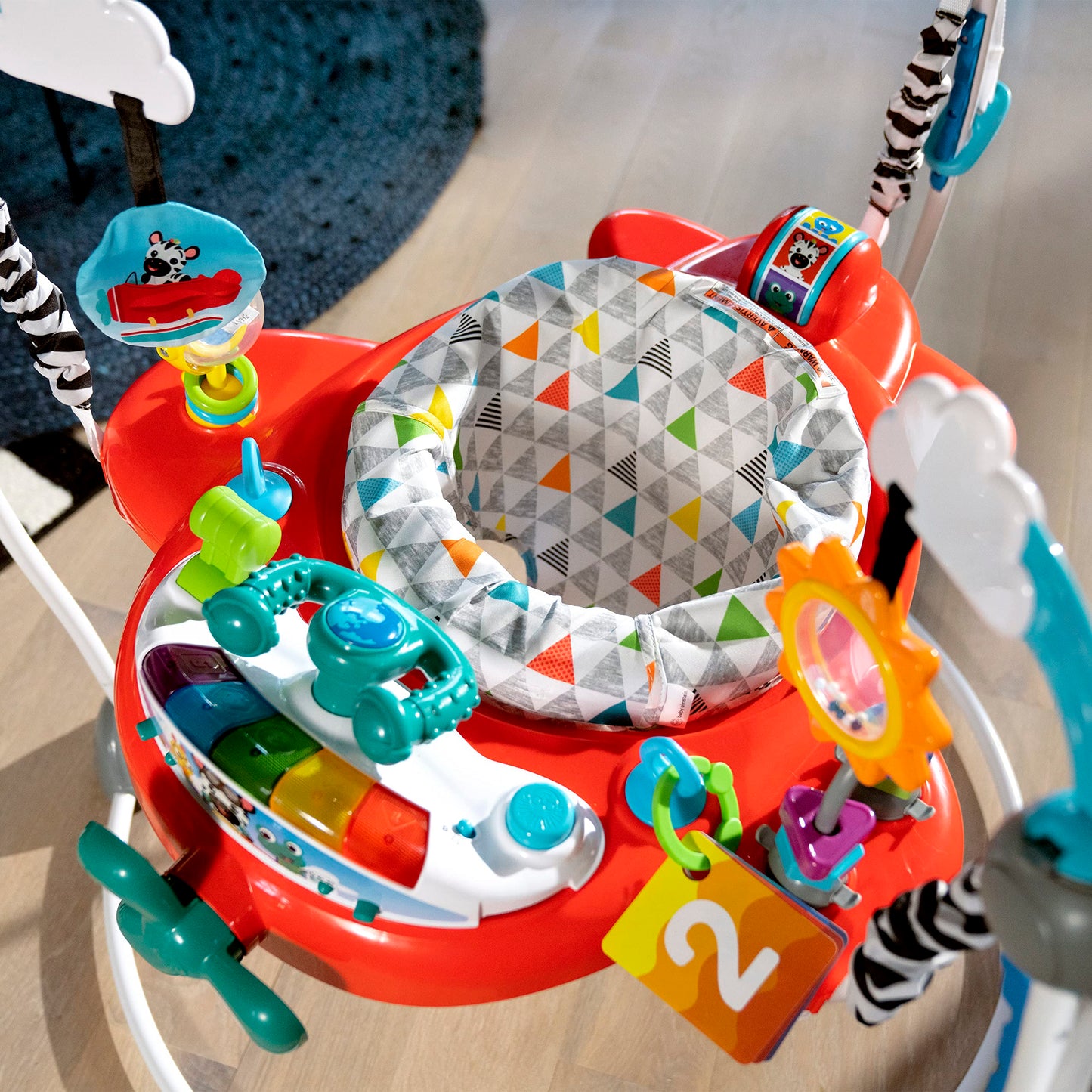 Baby Einstein Neptune's Ocean Discovery Activity Jumper, Ages 6 months +, Max weight 25 lbs., Unisex