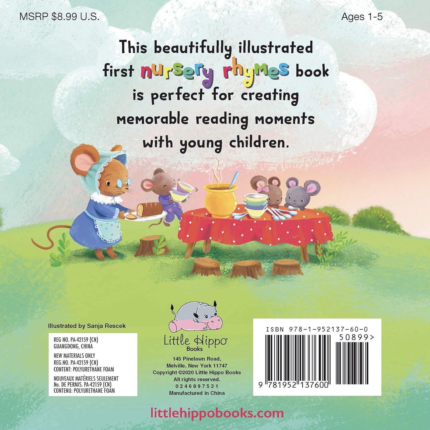 My First Book of Nursery Rhymes - Padded Board Book - Classics
